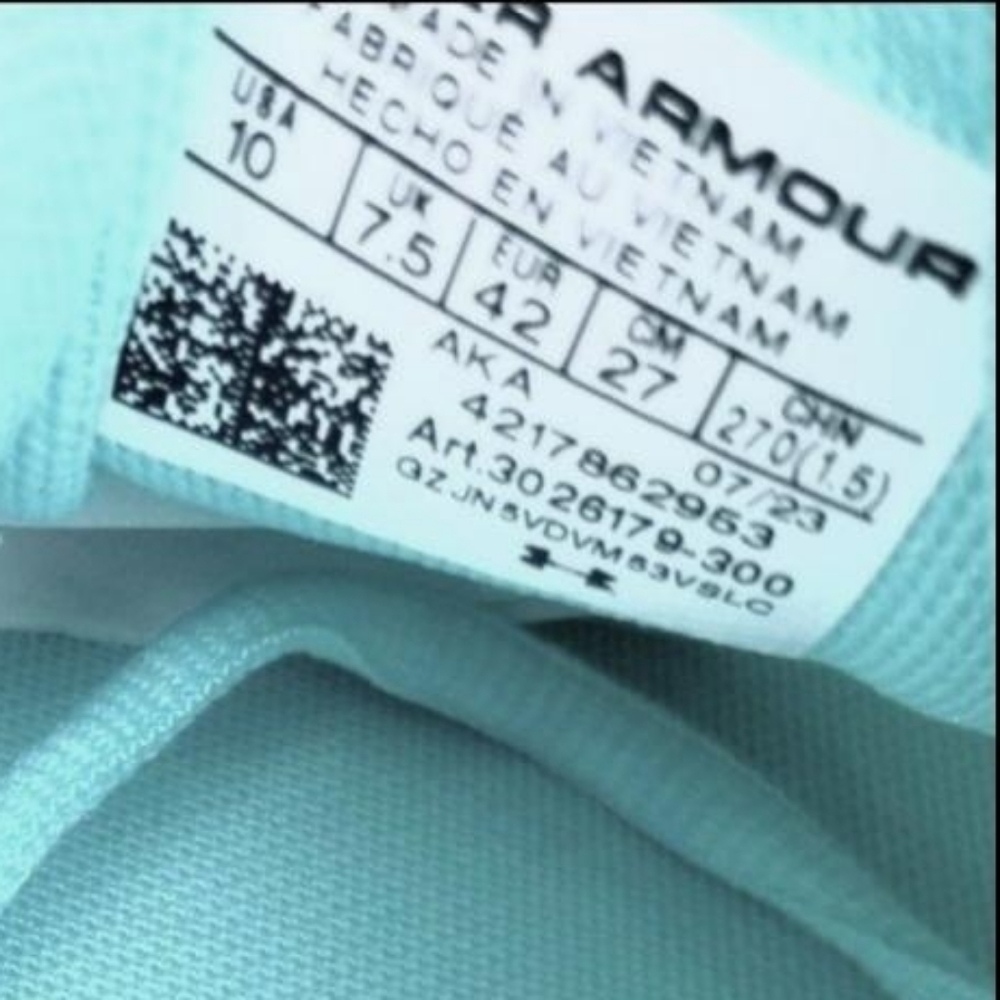Under Armour Charged Assert 10 Athletic Run Tennis Shoe Sneaker Green Women 10 - Picture 6 of 9